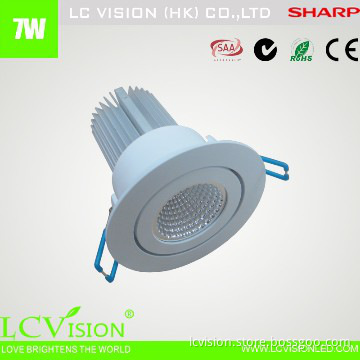 7W SHARP LED Down light / Dimming lighting / Adjustable / 650lm